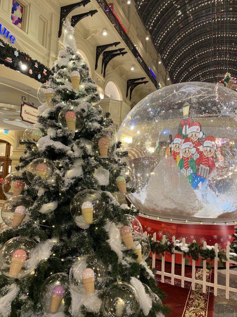Новый Год На Улицах Москвы 2022