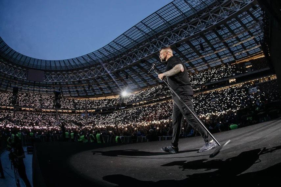 Баста собрал на концерте в Москве 70 тысяч человек