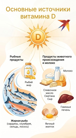 Источники витамина D