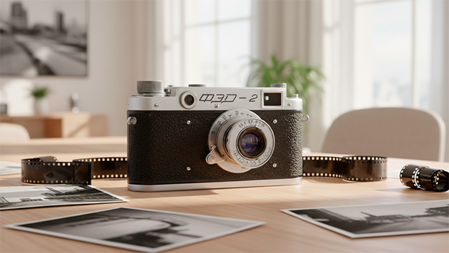 ФЭД-2. Фото: Татьяна Фадеева / Нейросеть