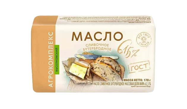 «Бутербродное» масло 61,5 % — «Агрокомплекс»