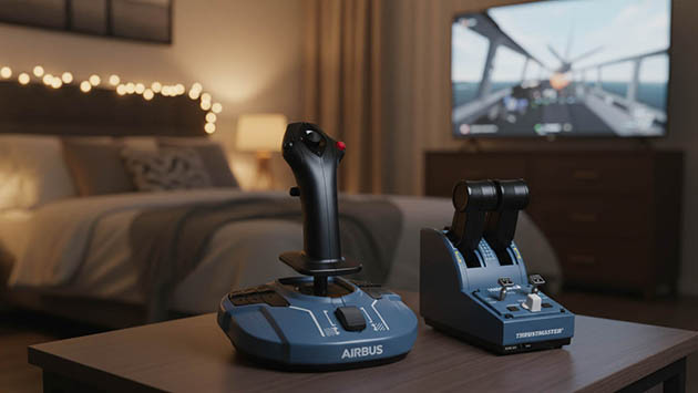 Thrustmaster TCA Officer Pack Airbus Edition. Фото: Ян Ляпин / Нейросеть