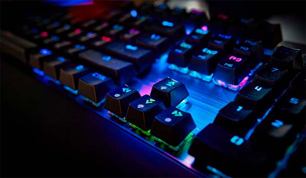 Неоновая клавиатура