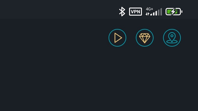 VPN на мобильном телефоне. Скриншот автора