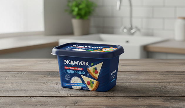 Сыр творожный «Экомилк»