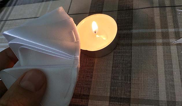 Бантик на резинке для волос