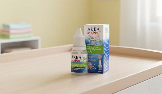 Капли для орошения полости носа «Аква Марис»