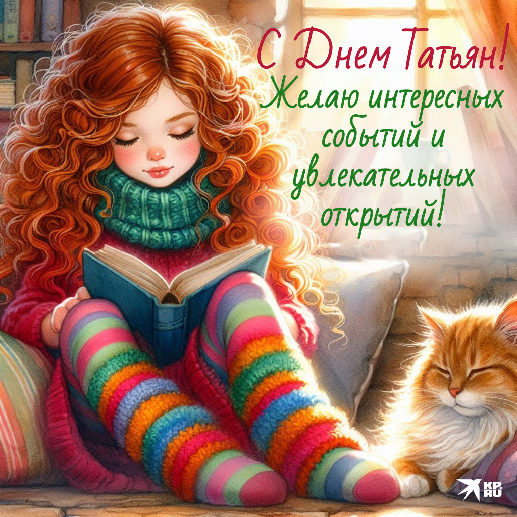 Красивые открытки с поздравлениями на Татьянин день девушке