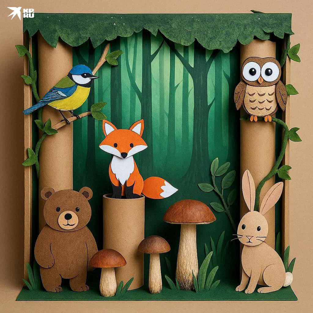 Картинки и фото с бумажными поделками для вдохновения