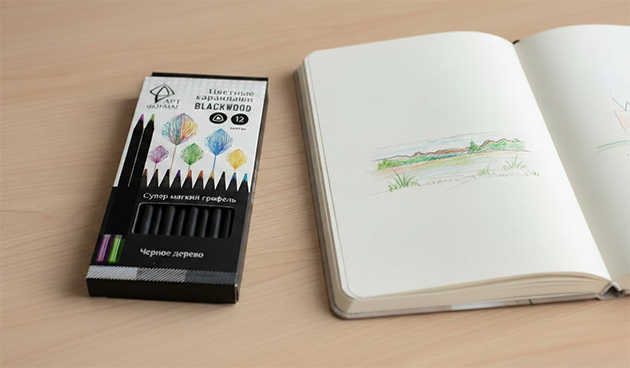 Набор цветных карандашей Blackwood — «АРТформат»