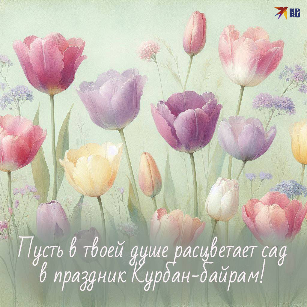 Красивые открытки «С Курбан-байрамом» для друзей и знакомых