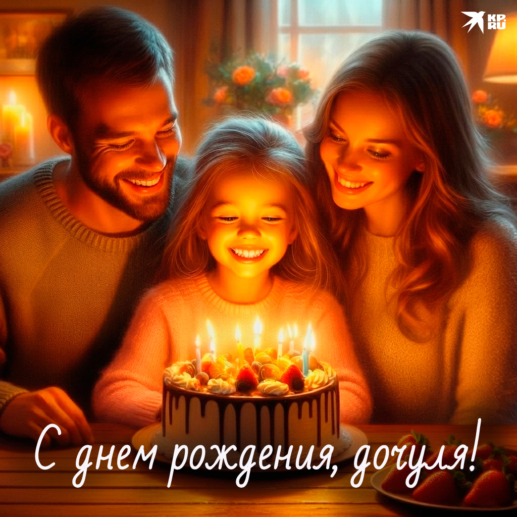 Открытки «С днем рождения» для дочери