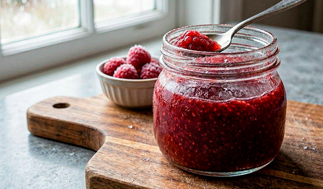 Варенье из замороженной малины