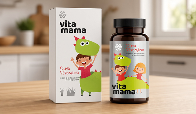 Dino Vitamino Vitamama сироп с витаминами и минералами