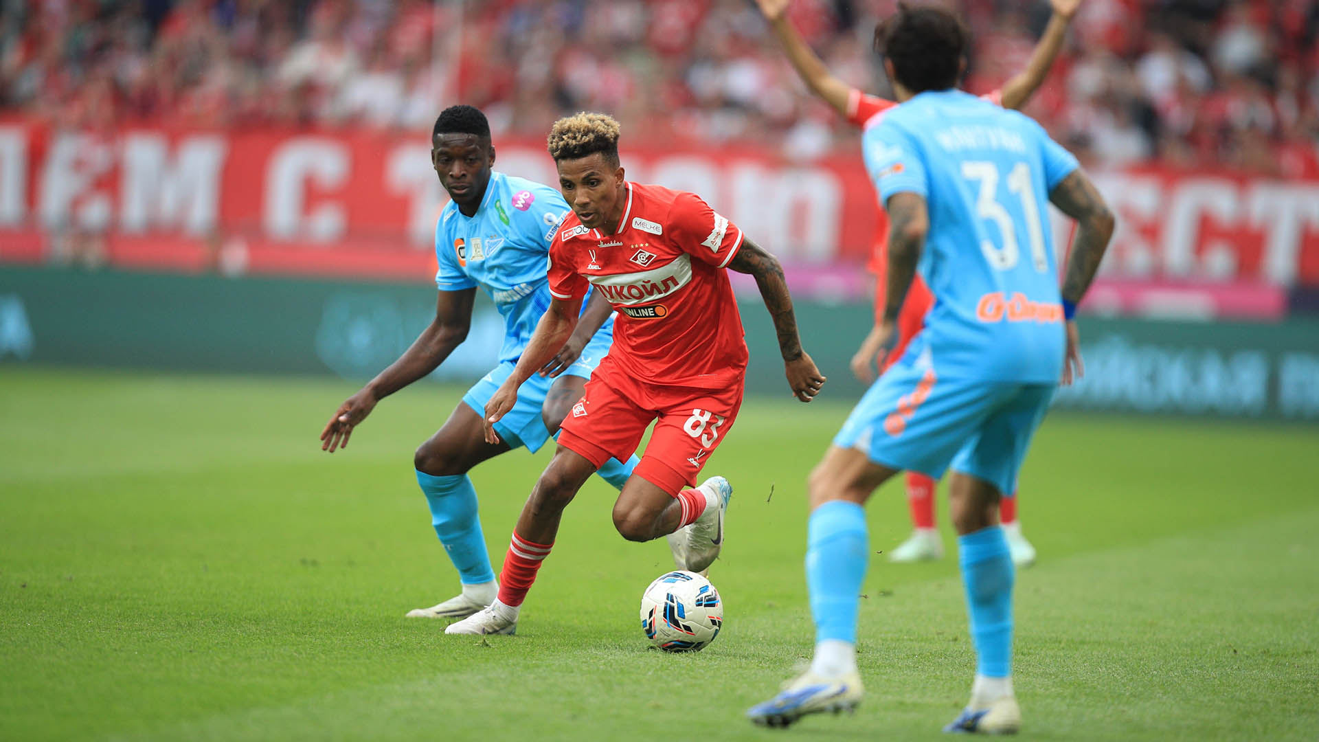 ФК «Зенит» — ФК «Спартак Москва». Фото: globallookpress.com/Stupnikov Alexander