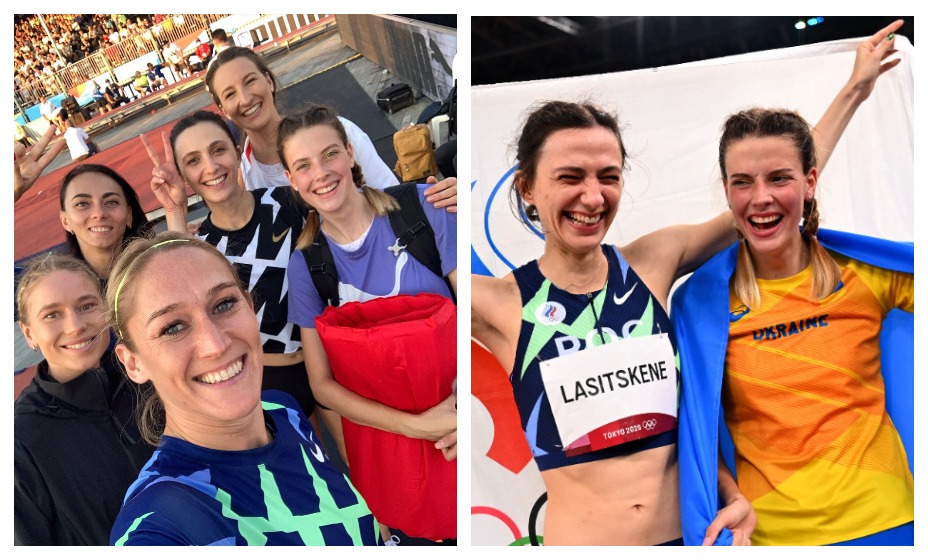 Мария Ласицкене и Ярослава Магучих вновь оказались на одном снимке. Фото: соцсети Eleanor Patterson