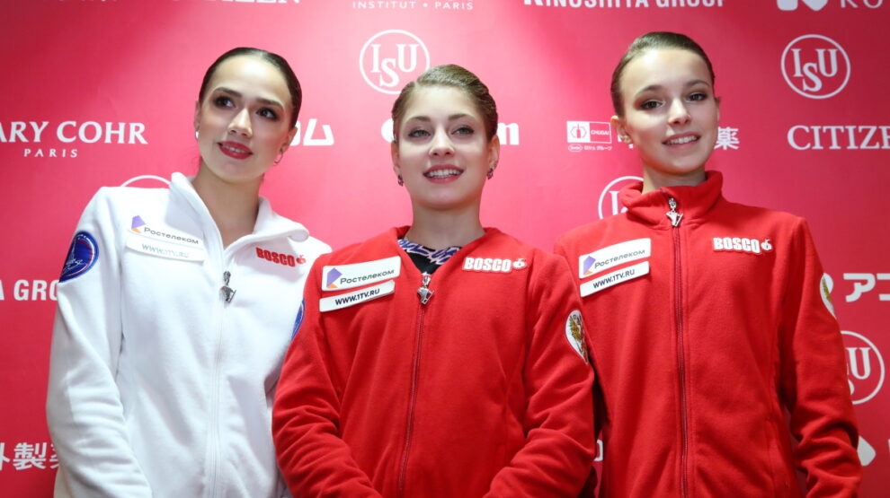 Анна Щербакова, Алена Косторная, Алина Загитова