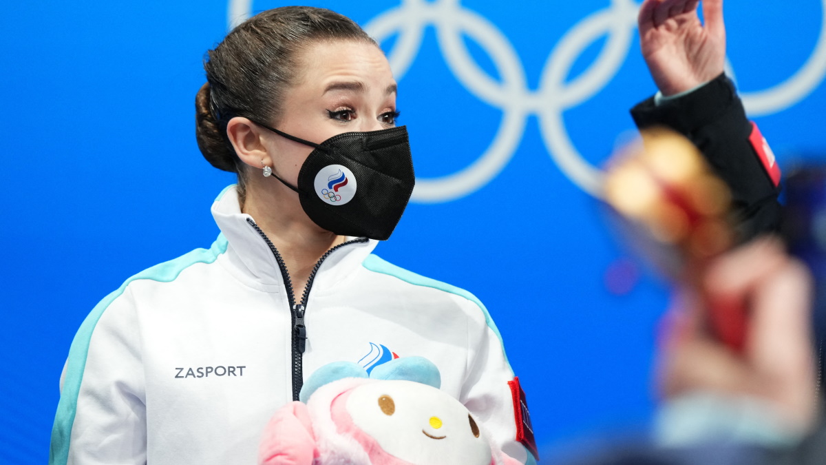 Камила Валиева выиграла легко свою короткую программу на Олимпиаде. Фото: REUTERS