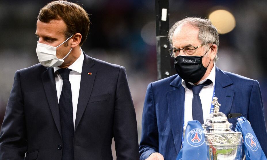 Ноэль Ле Граэ и Эммануэль Макрон