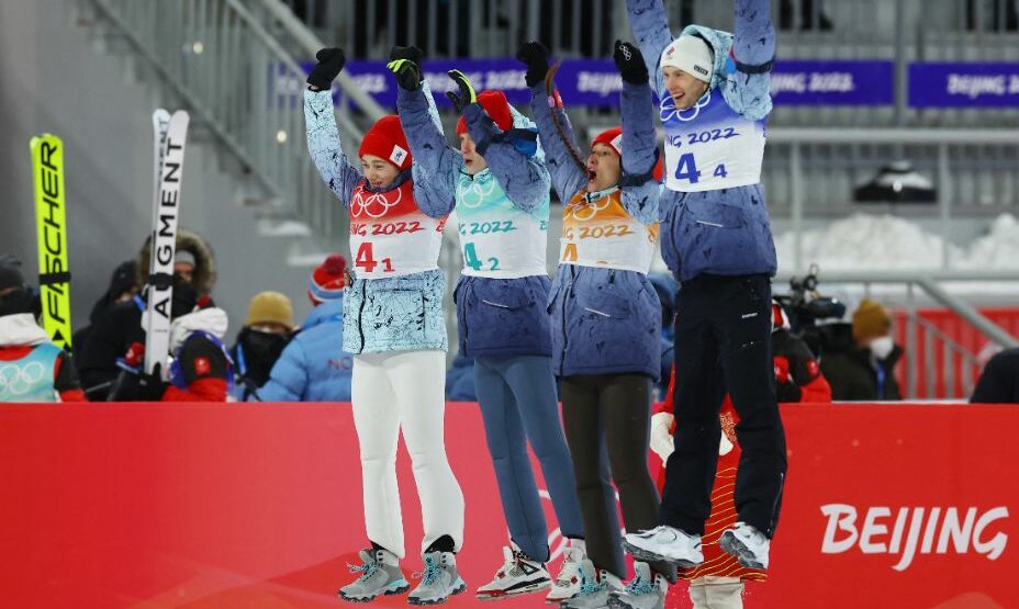 лыжи с трамплина