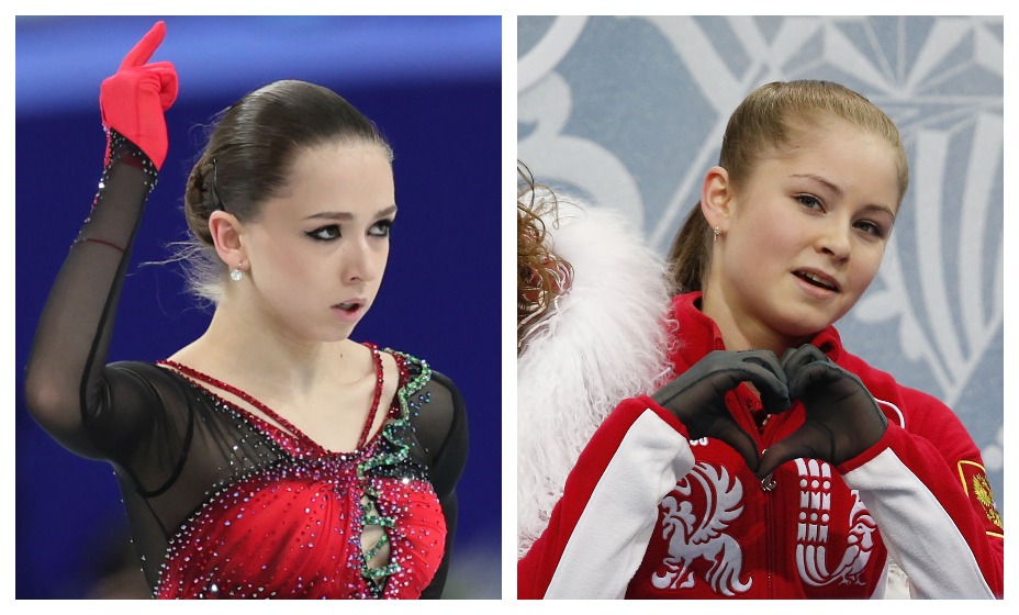 Камила Валиева и Юлия Липницкая выиграли командные турниры на Олимпиаде. 
Фото: Global Look Press 