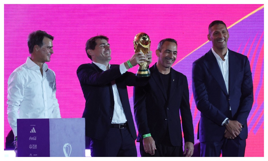 Икер Касильяс присутствовал на открытии фан-фестиваля в Катаре. Фото: Reuters