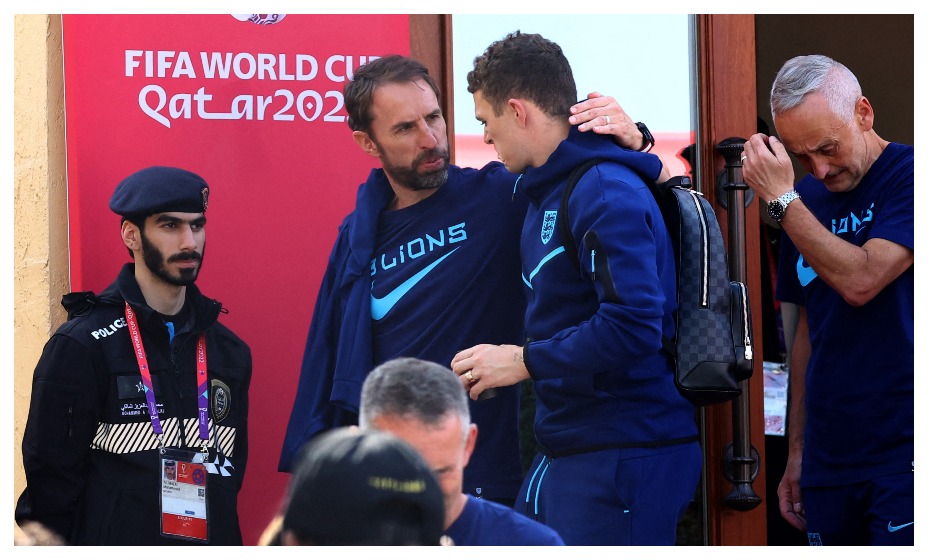 Англия покинула ЧМ-2022 после поражения от французов. Фото: Reuters