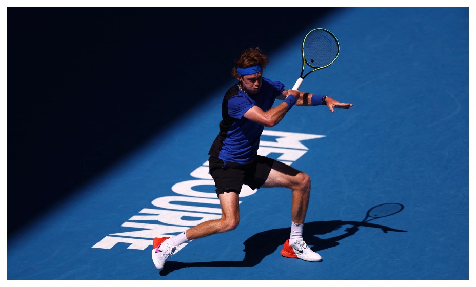 Андрей Рублев прорвался в четвертьфинал Australian Open-2023. Фото: Reuters