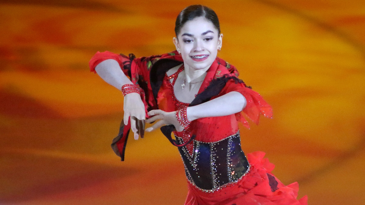 Фигуристка Аделия Петросян. Фото: GLOBAL LOOK PRESS