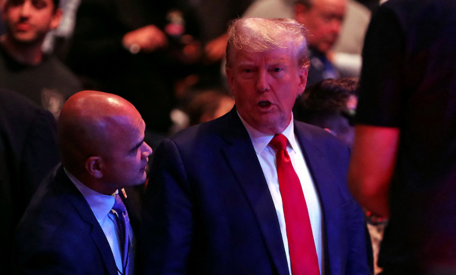 Дональд Трамп пришел посмотреть на бои UFC и был удивлен. Фото: Reuters