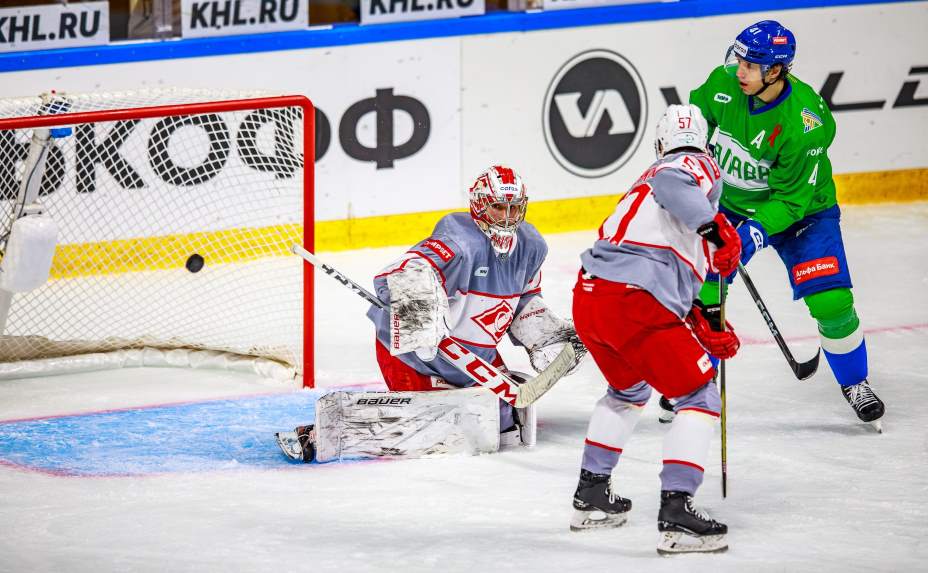 «Салават Юлаев» отпраздновал победу над «Спартаком». Фото: ВК ХК «Салават Юлаев»