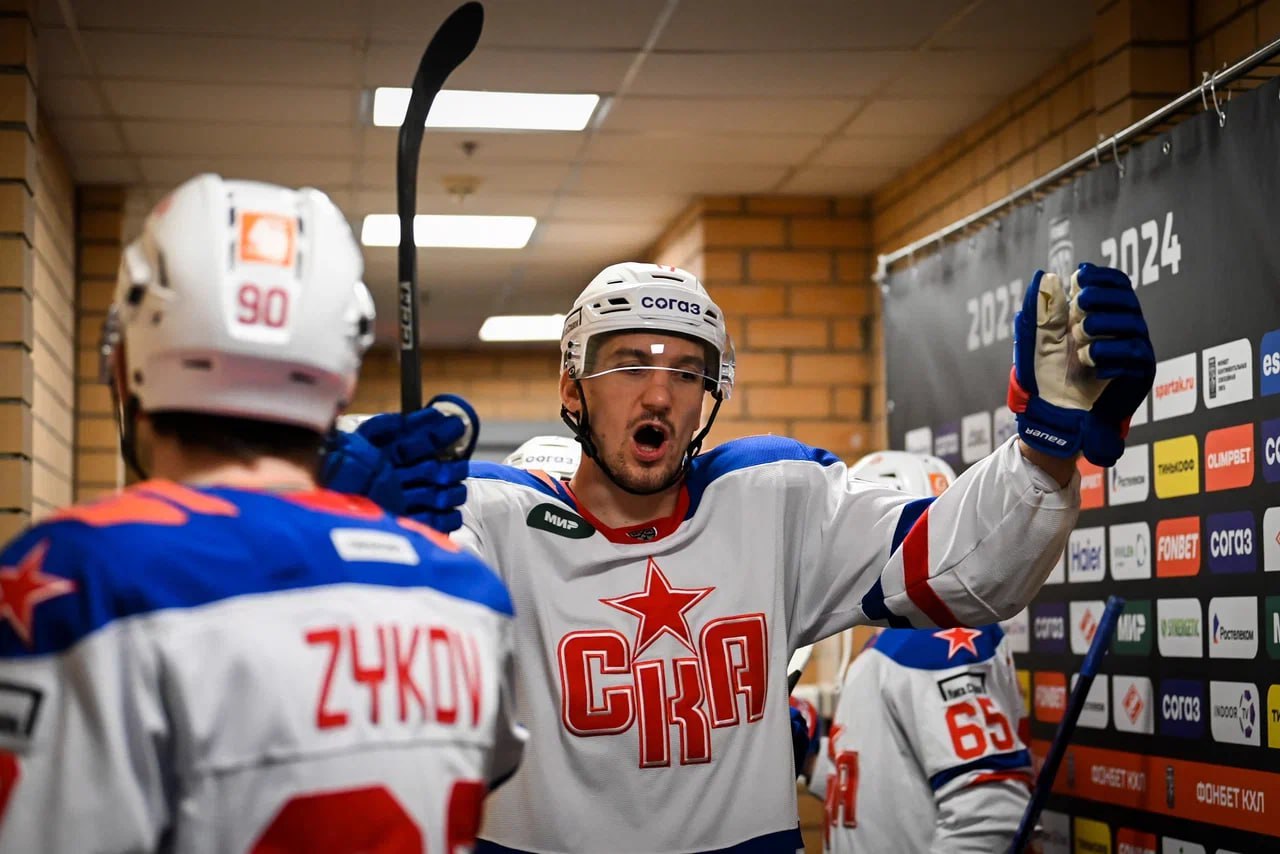 СКА набирает ход в регулярном сезоне. Фото: пресс-служба ХК СКА (Санкт-Петербург)