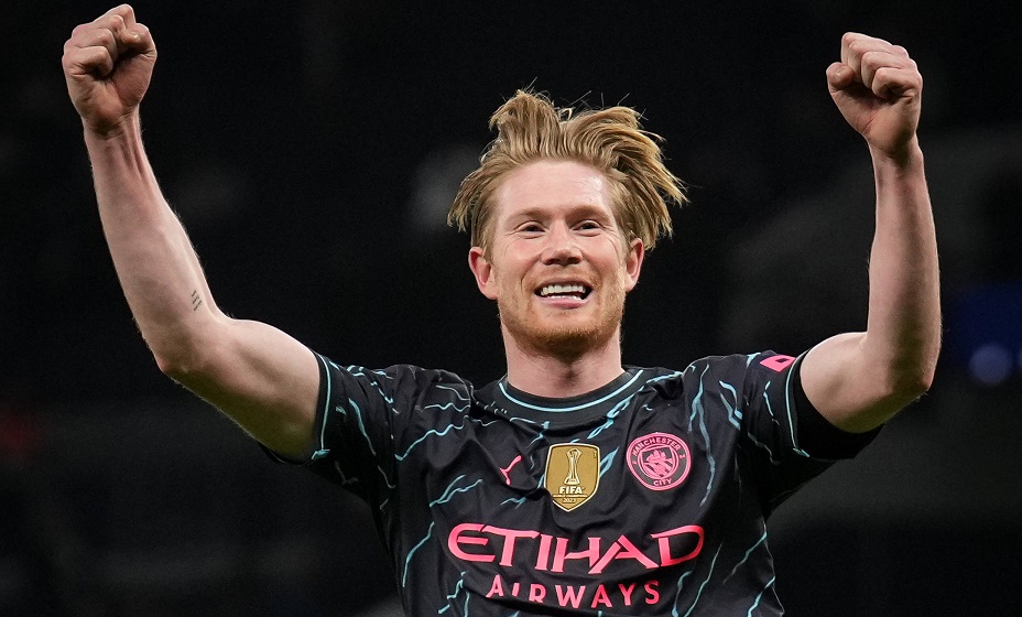 Де Брёйне пошутил по поводу голевых передач на Холанда. Фото: Global Look Press