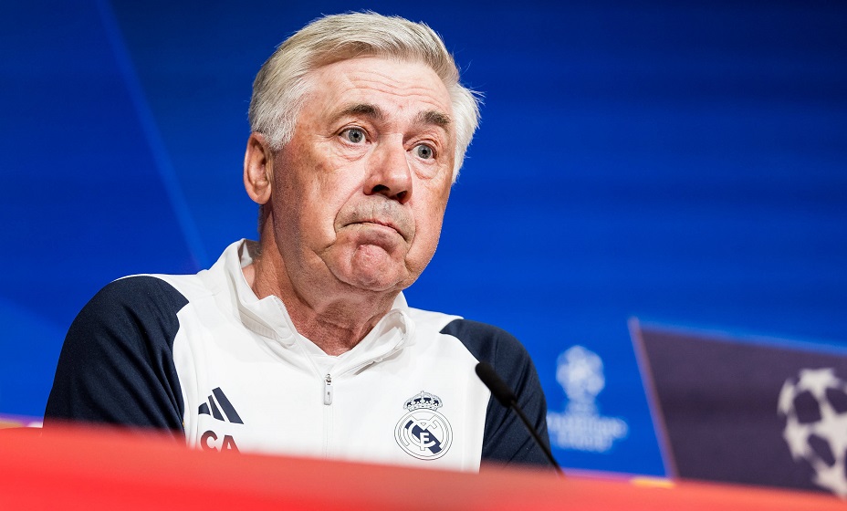 UEFA Champions League: FC Bayern München - Real Madrid Pressekonferenz Real Madrid 29.04.2024 Carlo Ancelotti Trainer Real Madrid UEFA Champions League: FC Bayern München - Real Madrid Pressekonferenz Real Madrid, München, Allianz Arena *** UEFA Champions League FC Bayern Munich Real Madrid Press Conference Real Madrid 29 04 2024 Carlo Ancelotti Coach Real Madrid UEFA Champions League FC Bayern Munich Real Madrid Press Conference Real Madrid, Munich, Allianz Arena Copyright: xBEAUTIFULxSPORTS/Wunderlx