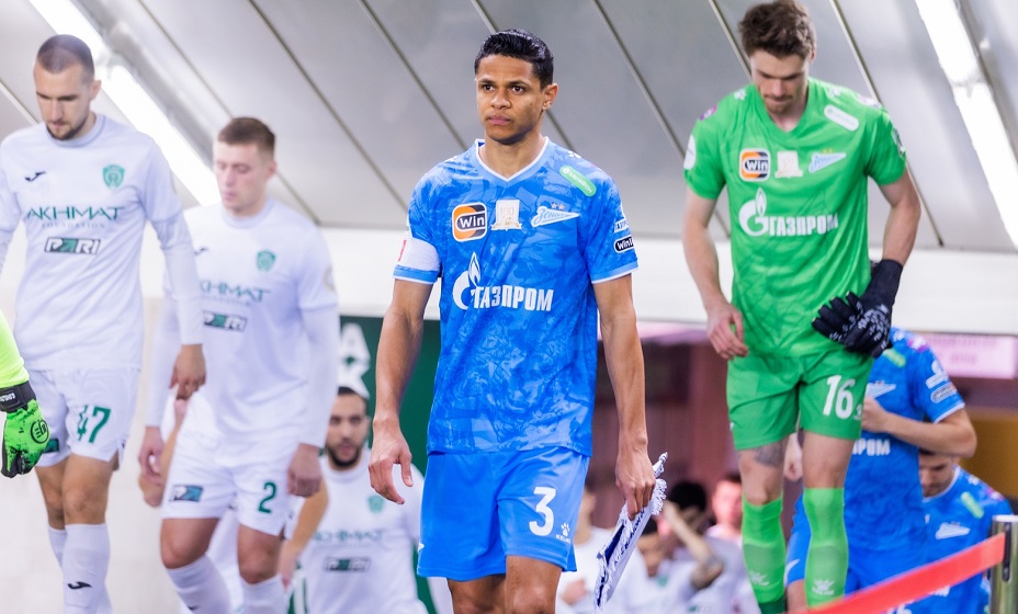 Названы стартовые составы «Ахмата» и «Зенита» на ответный матч Кубка России. Фото: ФК «Зенит»
