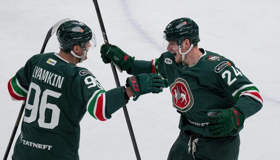 «Ак Барс» обыграл московское «Динамо» и продлил свою серию до трех побед. Фото: Соцсети АК «Барс»