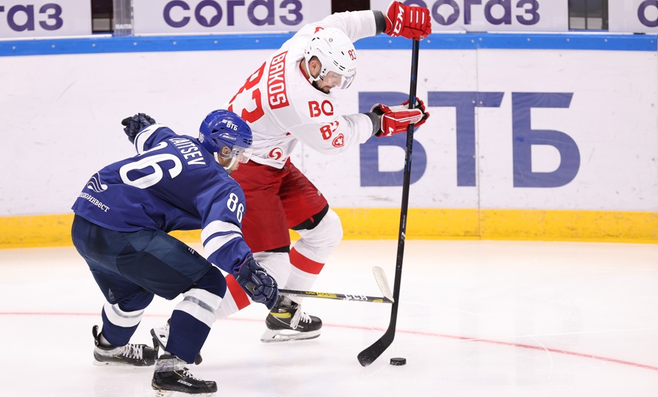 «Спартак» 17 февраля сыграет с московским «Динамо» в матче КХЛ. Фото: Global Look Press