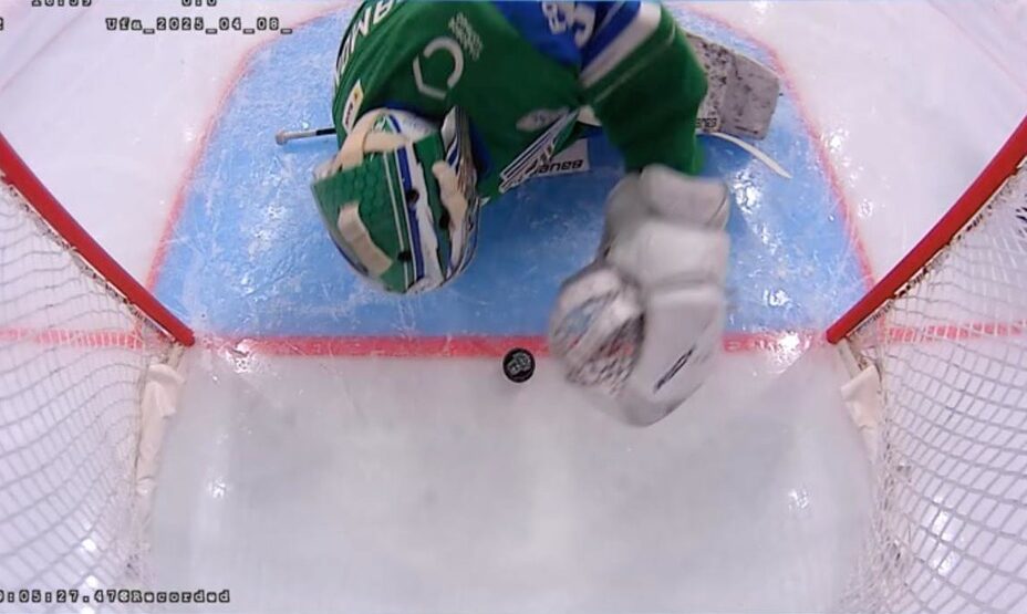 Спорный момент решающего матча СЮ - Сибирь. фото снимок экрана