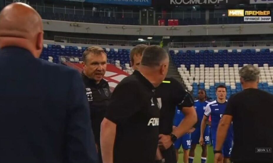 Перепалка Тедеева и Талалаева, фото кадр экрана