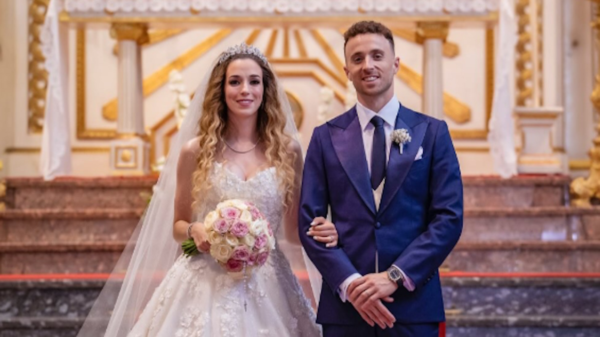 Диого Жота в июне сыграл свадьбу. Фото: соцсети футболиста