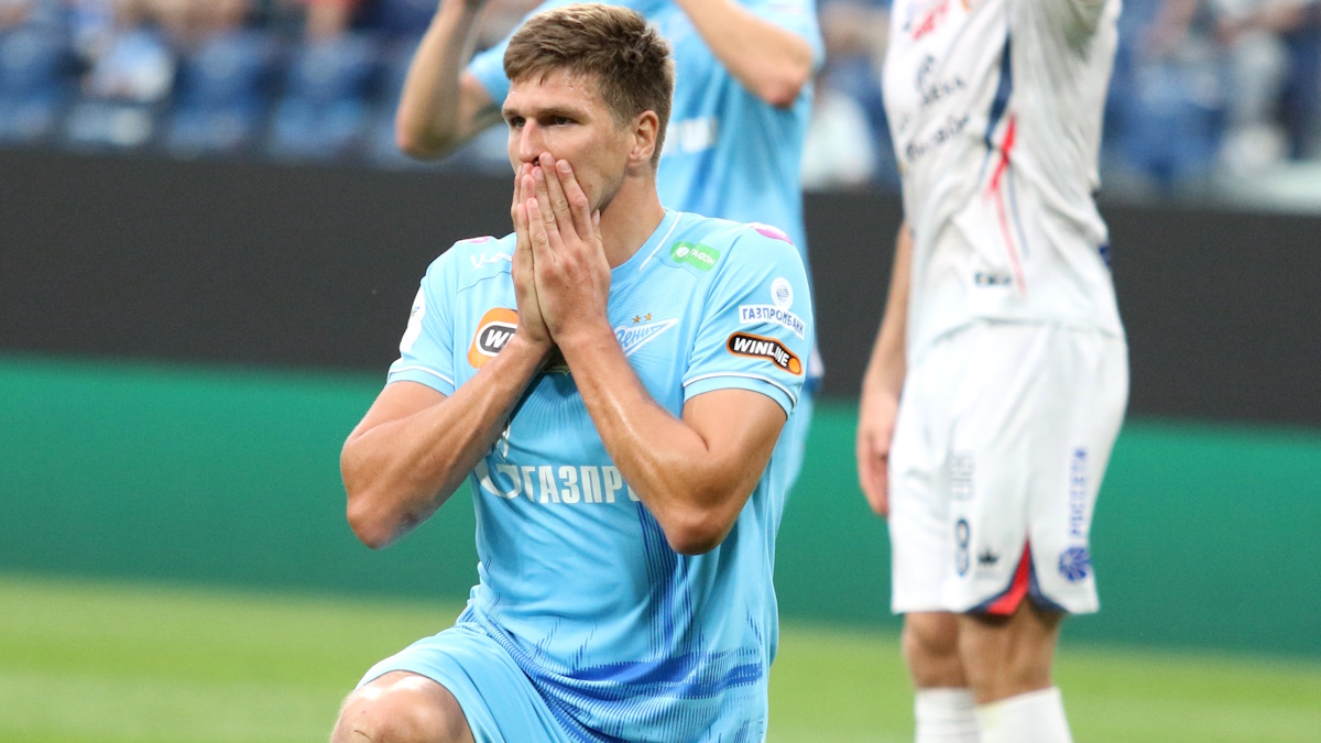 Александр Соболев поучаствовал в единственной голевой атаке 