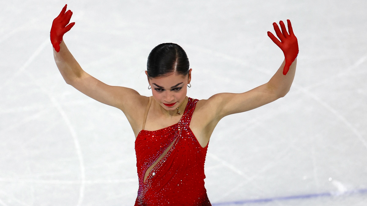Аделия Петросян на Олимпиаде-2026. Фото: REUTERS
