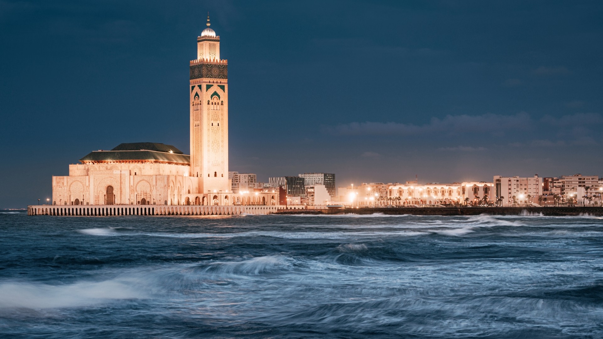 Мечеть Хасана II в Касабланке.