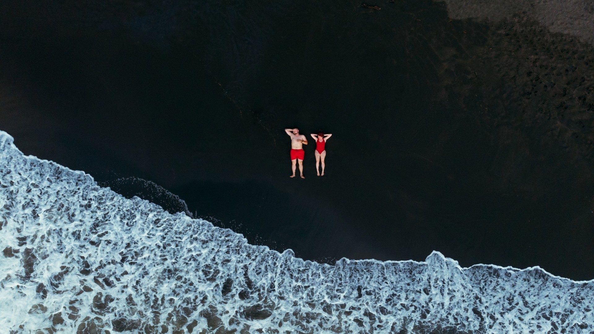 Фантастический пейзаж пляжа Уреки в Грузии.